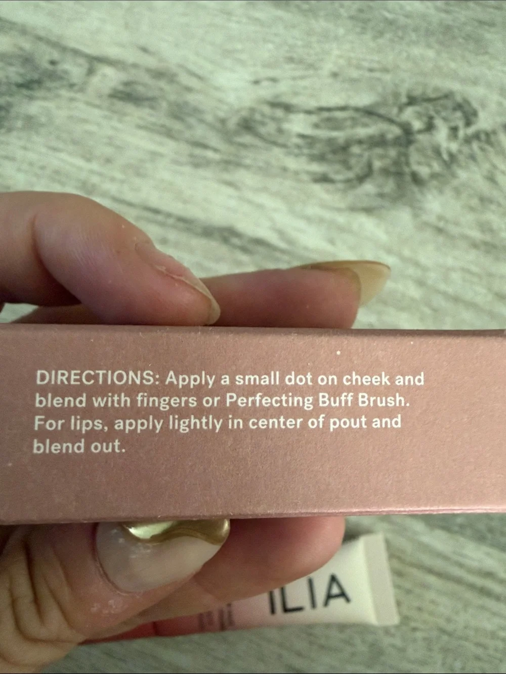ILIA Cream Blush & Lip Tint in Dusty Rose Pink